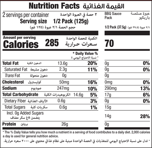 Nutrition Facts