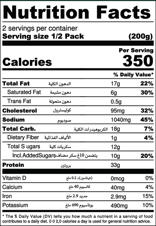 Nutrition Facts