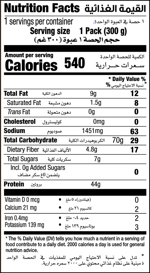 Nutrition Facts