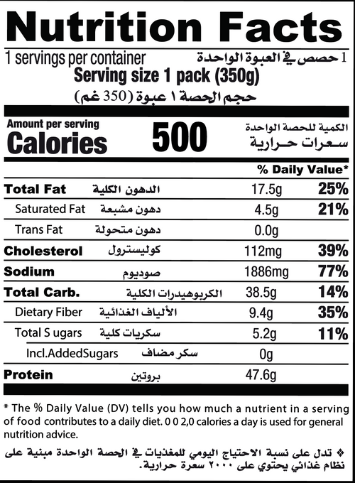 Nutrition Facts