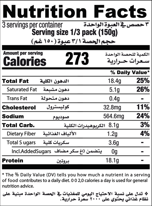 Nutrition Facts