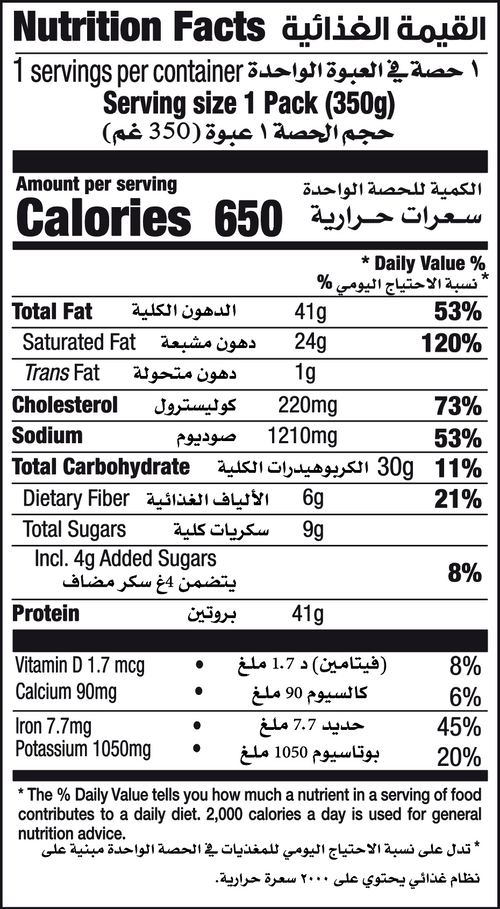 Nutrition Facts