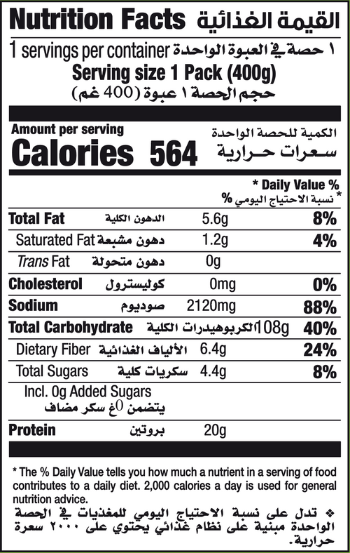 Nutrition Facts