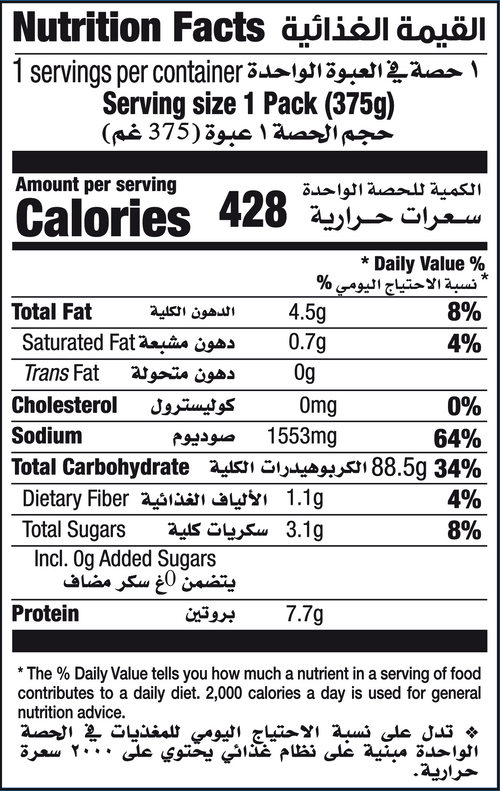 Nutrition Facts