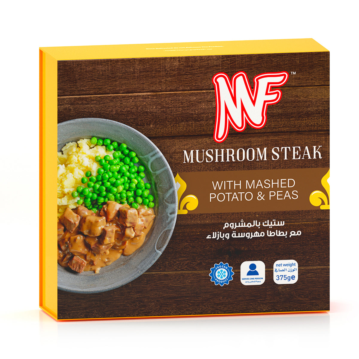 MF Mushroom Steak with Mashed Potato & Peas 375g