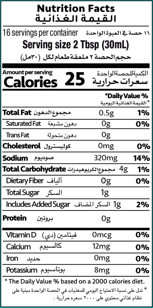 Nutrition Facts