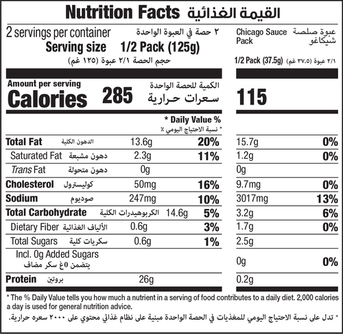 Nutrition Facts