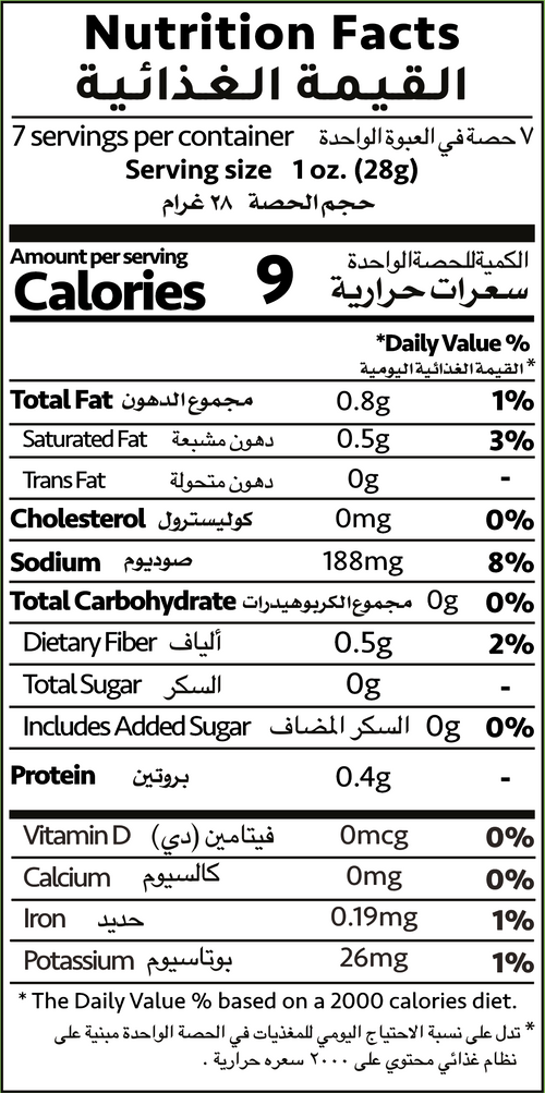 Nutrition Facts