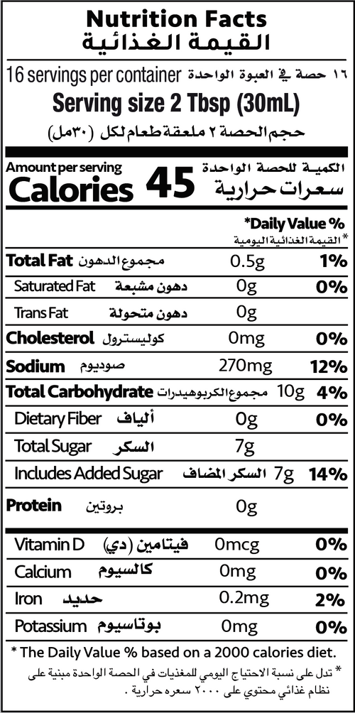 Nutrition Facts