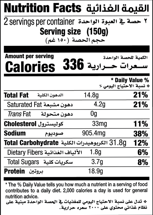 Nutrition Facts
