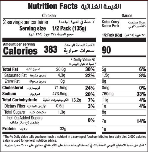 Nutrition Facts