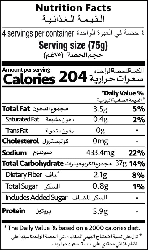 Nutrition Facts