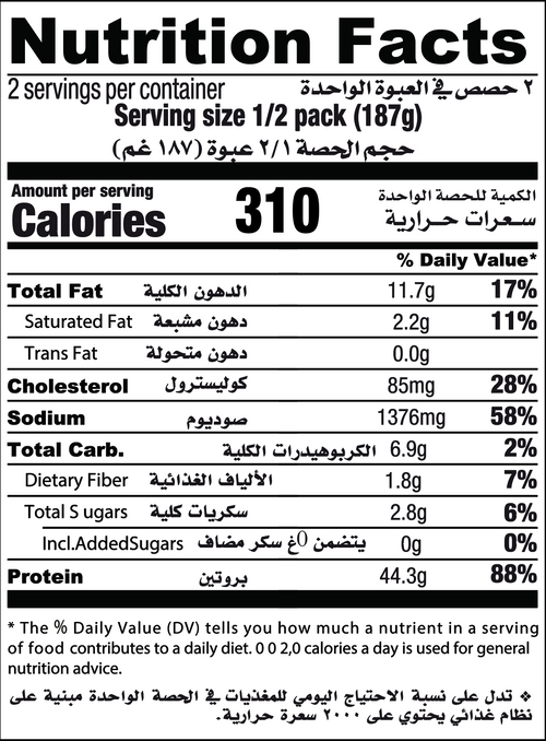 Nutrition Facts