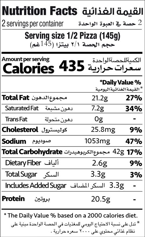 Nutrition Facts