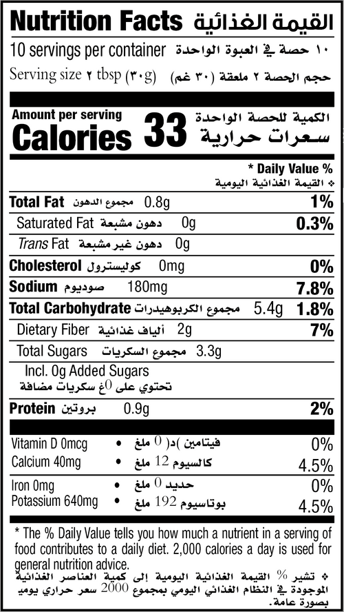 Nutrition Facts