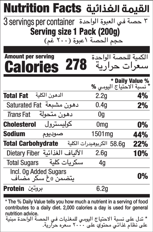 Nutrition Facts