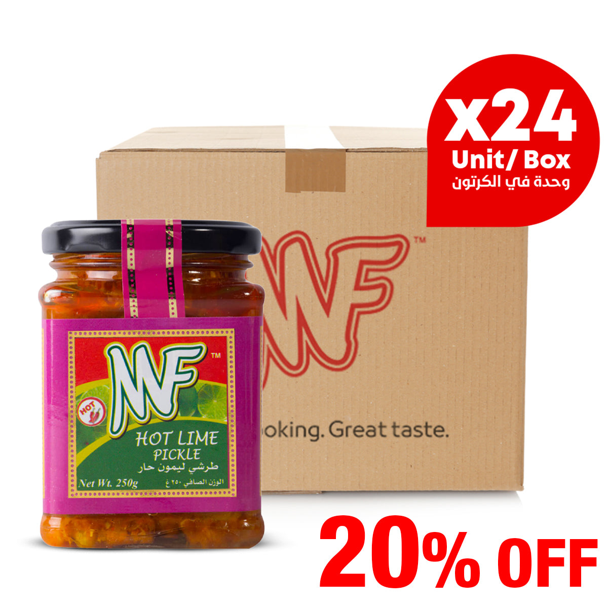 MF Hot Lime Pickle 24x250g