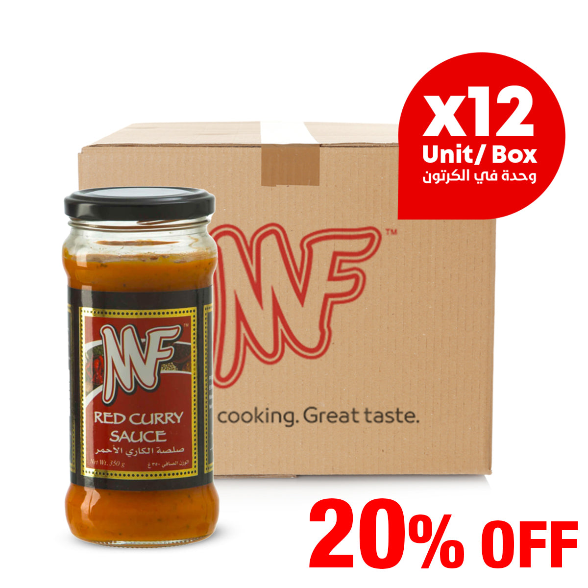 MF Red Curry Sauce 12x350g