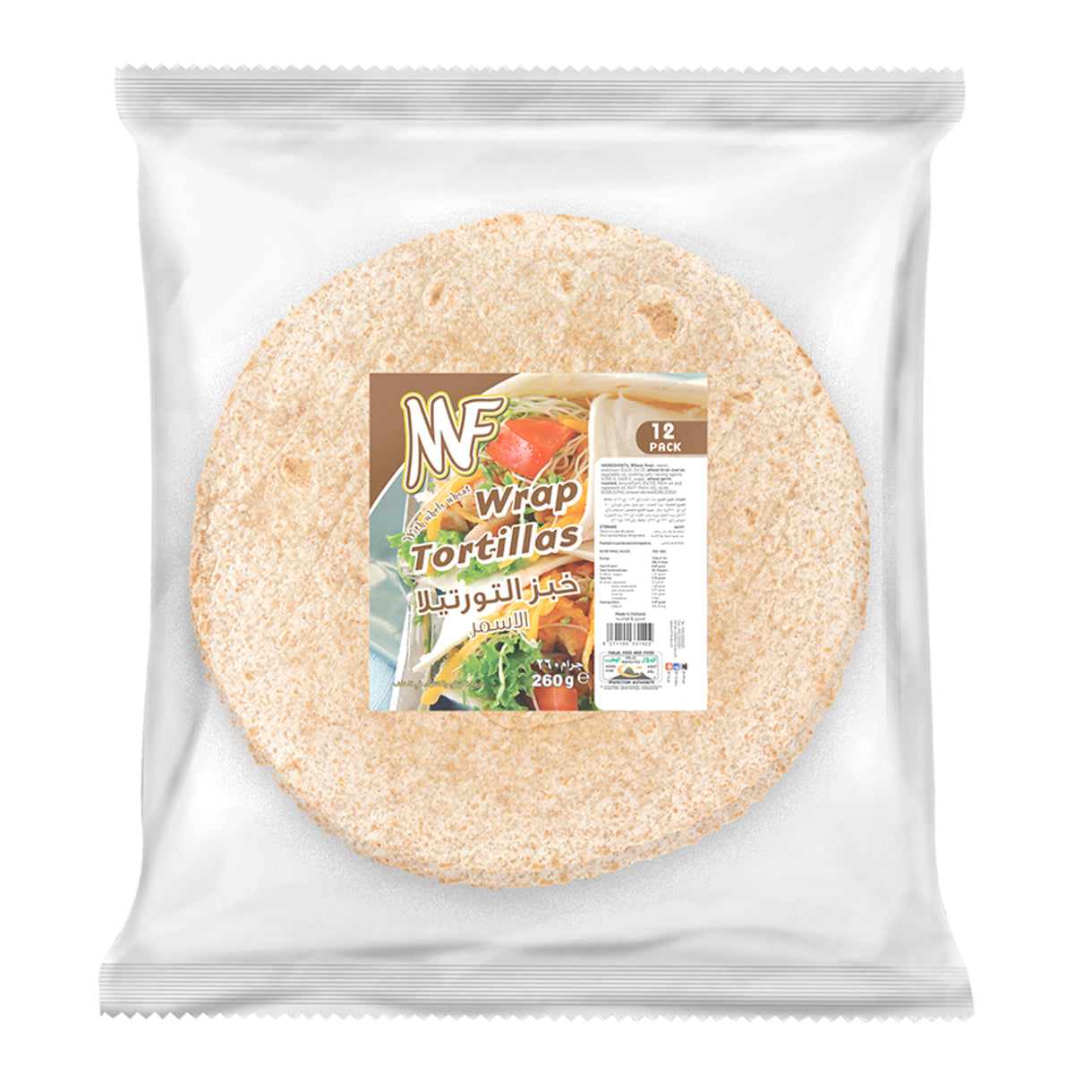 MF Wrap Tortillas With Whole Wheat 260g