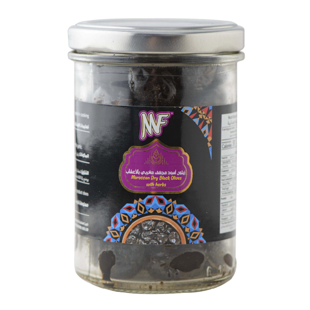 MF Dry Black Olives with Herbs 125g