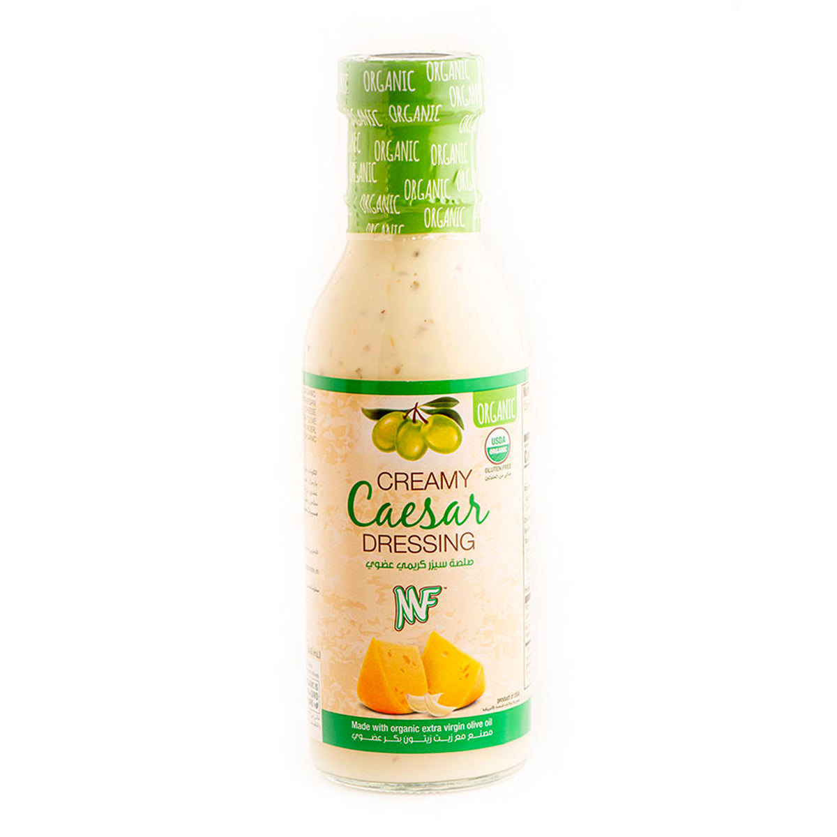 MF Organic Creamy Caesar Dressing 345ml. صلصة السيزر بالكريمة العضوية ام اف 345 مل